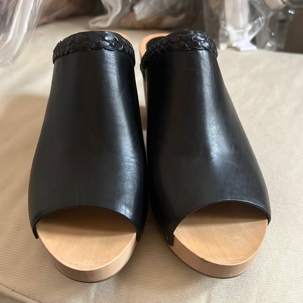 Joie: NWOT high heel open toe clogs. Size 40 (Women’s size 9)